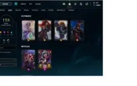 Conta league of legends - prata 4 - 126 Skins - lvl 199