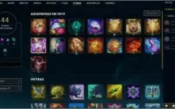 CONTA LVL 17 COM KAISA KDA EDIÇÃO PRESTIGIO