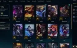 CONTA LVL 17 COM KAISA KDA EDIÇÃO PRESTIGIO
