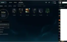 CONTA LEAGUE OF LEGENDS COM +150 SKINS E 110 CHAMPS