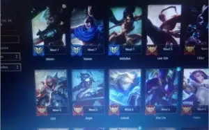 Conta de LOL Diamante 54 Skins e 3k de RP