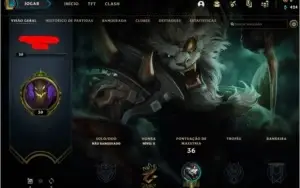 Conta Abandonada // Level 30 (Nunca pegou elo)