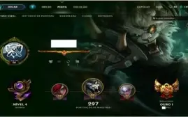 Conta LoL Desda S3 Ouro 1 / 110 Champs / 52 Skins = +45k Rp