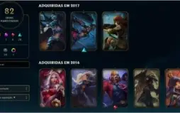 CONTA LEAGUE OF LEGENDS PLATINA 4