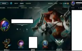 Conta prata 3 com 100 skin e 140 icones