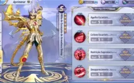 conta saint seiya awakening lvl 64 A1-Pegasus
