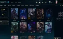 Platina III, 184 SKINS, 138 CHAMPS, LEVEL 207