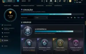 Conta Lol Esmeralda 3 Full Champ