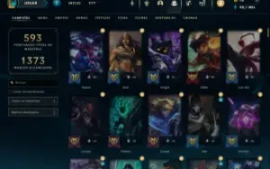 Conta Lol Esmeralda 3 Full Champ