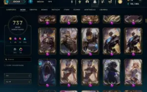 Conta Lol Esmeralda 3 Full Champ