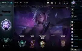 conta league of legends para main Riven