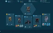 Conta war robots / royal revolts 2 / hungry shark evolution
