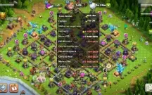 conta coc cv 15 praticamente full com skins