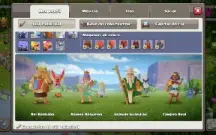conta coc cv 15 praticamente full com skins