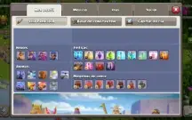 conta coc cv 15 praticamente full com skins