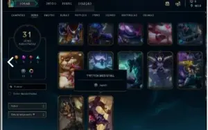 PLATINA II ~ 78 CHAMPS ~ 31 SKINS ~ 99 ÍCONES - Top