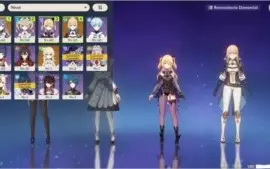 CONTA GENSHI IMPACT RANK 30 LV60 2 NAT 5