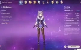 CONTA GENSHI IMPACT RANK 30 LV60 2 NAT 5