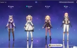 CONTA GENSHI IMPACT RANK 30 LV60 2 NAT 5