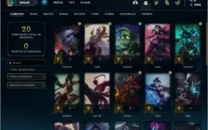 Conta ouro 4 smurf baratinha com 28 champs e 1 skin