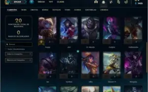 Conta ouro 4 smurf baratinha com 28 champs e 1 skin