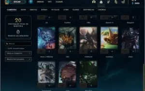 Conta ouro 4 smurf baratinha com 28 champs e 1 skin