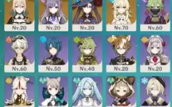 Conta AR 48, 8 personagens 5*, 4 armas 5*