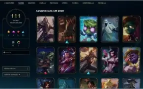 Conta de LOL 111 skins gold soloduo/flex