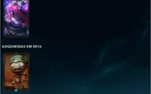conta lol prata 2 44 campeões e 14 skins