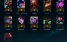 conta lol prata 2 44 campeões e 14 skins