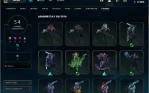 CONTA S3 - MMR ALTO - 265 SKINS, 319K EA icones challengers