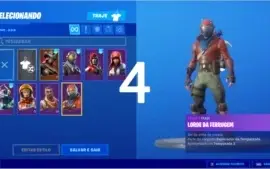 4 CONTAS DE FORTNITE COM VÁRIAS SKINS TOPS