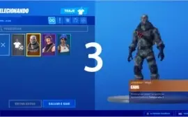 4 CONTAS DE FORTNITE COM VÁRIAS SKINS TOPS