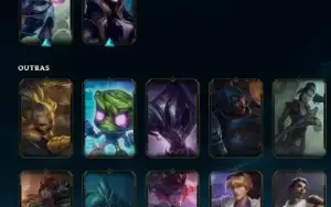 Conta lvl 315 500 reais em skins, muitas skins fodas