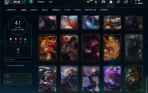 Conta prata 3 com 65 Champs e 41 Skins