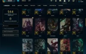 Conta prata 3 com 65 Champs e 41 Skins