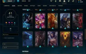 Conta prata 3 com 65 Champs e 41 Skins