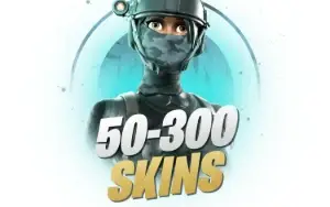 50-300 Skins Com Skin Rara Aleatória