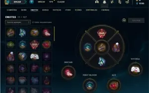 Conta ouro 4 com 27 Champs e 2 Skins + 2 Fragmentos