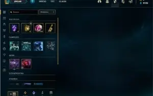 Conta ouro 4 com 27 Champs e 2 Skins + 2 Fragmentos