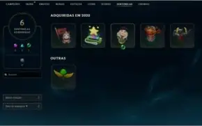 Conta League of Legends PLATINA 1