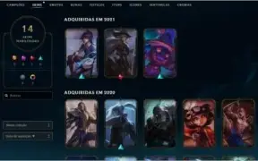 Conta League of Legends PLATINA 1