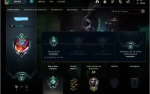 Conta League of Legends PLATINA 1