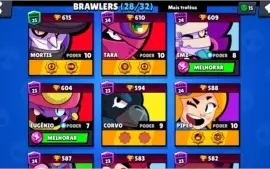 CONTA BRAWL STARS 15K TROFÉUS