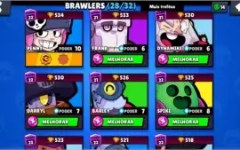 CONTA BRAWL STARS 15K TROFÉUS