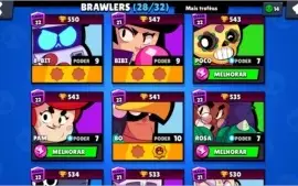 CONTA BRAWL STARS 15K TROFÉUS