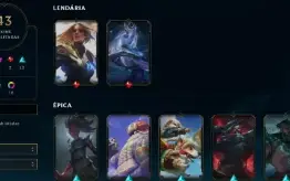 Conta diamante 1, 61% win rate.