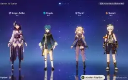 ⭐CONTA NA REROLL Raiden Shogun + Qiqi + Bennet + Xingqiu ⭐