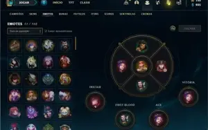 Conta bronze 3 com 130 Champs e 115 Skins (Criada em 2012)