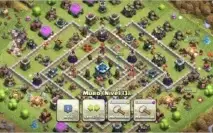clash of clans cv 13 com 5 construtores